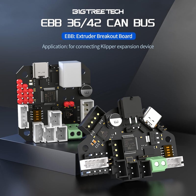 BIQU BIGTREETECH EBB42 CAN Bus with MAX31865 Adapter Board Hot End PCB Board Filament Break Blockage Detection for 42 Stepper Motor Extruder Nozzle Head Tool for Blv Ender 3 for Klipper Support PT1000 - Image 2
